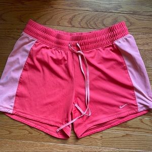 Pink Nike Athletic Shorts